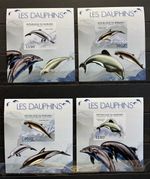 Burundi - Dolphins/ Marine Life / Fauna - 4 Luxes stamps -  Imperf. MNH**  VAK