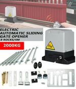 2000KG Automatic Sliding Electric Gate Opener Motor Driveway Security Kit 750W