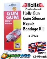 Holts Gun Gum Exhaust Silencer Repair Bandage Kit - Back / Middle Box RRP=£9.99