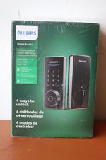 Philips Home Access 1000 Series Electronic Deadbolt - DDL210X-1H - Satin Nickel