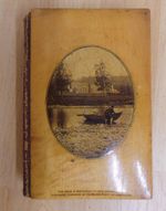 Antique MAUCHLINE WARE Book Wood from Estate SIR WALTER SCOTT Lady of Lake TREEN