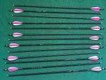 Arrows - 13 Easton Eclipse X7, Aluminium, 1914,   26.5 inch long with arrow tube