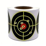 200X Splatter Targets Shooting 3" Reactive Target Sticker Self Adhesive Roll Uk