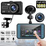 4" Dash Cam Pro Car Camera Recorder Dual Front and Rear HD 1080P Night Vision UK