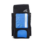 Cricket Kit Bag with Special Bat Holder On The Side Cricket Kit Bag Black Blue