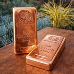 Germania Mint Copper Cast Bar 999 Fine 1kg Bullion, 1000g - Sealed And Boxed