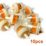 10Pcs Universal Petrol Filter inline fuel Filter fits 6-8mm pipe for Motorcycle