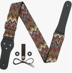 Guitar Strap-Vintage Woven, For Bass, Electric & Acoustic Guitar