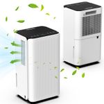 OYAJIA 12L Dehumidifier For Mould and Moisture Extraction Quiet 36dB with Wheels