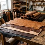 Vegetable Tanned Leather Craft Sheets - Full grain leather