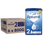 6 x 800g Aptamil 2 Follow On Baby Milk Suitable For 6-12 Months Formula