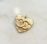 Designer Gold Heart Zipperpull | set of 1