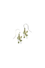 Orange Blossoms Wire Hanging Cluster Earrings Michael Michaud #4842 BZWP
