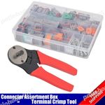 For Deutsch DT Connector Plug Kit / 4 Way Indent Deutsch Crimp Tool Auto Marine