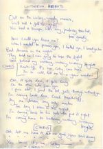 KATE BUSH Handwritten Lyrics - 'Wuthering Heights' 10"x6" reprint