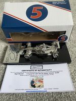 Nigel Mansell Hand Signed F1 Car Model 1991 ‘Taxi for Senna’ Autograph with COA