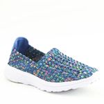Heavenly Feet Blue Multi Cosmos3 Trainers