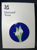 National Trust KINGSTON LACY Snowdrop new 2026 Charity Pin Badge. Free Post