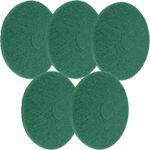 5 Pack Floor Polisher Cleaning Scrubbing Dry Buffing & Polishing 18" Pads Green