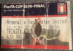 Arsenal v Manchester United FACSF 3.4.2004 Ticket