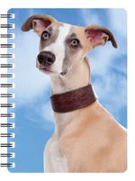 WHIPPET 3D NOTEBOOK, ideal birthday gift
