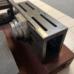 Large engineers cast iron riser fixture block with mill axis bearing 600x300x200