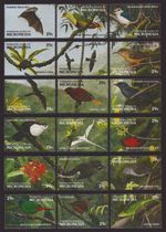 Micronesia 1991 - Mi No. 234-251 ** - MNH - Single - Birds / Birds