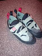Ocun Striker QC Men’s Climbing Shoes Size 11 Grey/Black/Red Hook & Loop