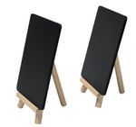A6X10 TABLE TOP BLACKBOARD - CHALKBOARD ON WOODEN EASELS + A FREE LIQUID PEN SS