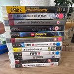 PS3 PAL Games Bundle Uncharted Skyrim FIFA 14 Killzone 2 LEGO Batman 3