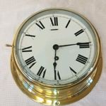 1968  MILITARY ISSUE 8" Brass  Bulkhead Clock, Smith Astral,  wall clock