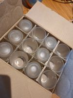 Votive candle jars clear frosed glass for candle making pack of 12