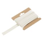 1/2 Inch Single Fold Bias Tape Cotton for Sewing(Apricot White 10 Yards)