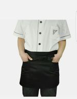 Apron Bar Half Size Waist Waiter Waitress Cafe Pub Restaurant with *3 Pockets* 