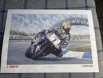 Niall Mackenzie BSB Cadbury's Boost Yamaha Signed Limited Edition Print 348/500