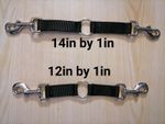COUPLER NEWMARKET COUPLING 1" WEB 14" or 12" long.  Lead, lunge rein webbing