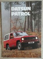 Datsun Patrol Brochure 1982 - Hardtop Estate