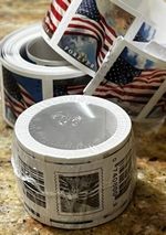 100 Count Roll of USPS ForEver Flag Stamps. BONUS:1943 STEEL C & 50 STAMP USED!