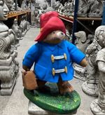 (NEW) Large Paddington Bear Garden Stone Ornament ,Solid concrete stone statue