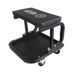 Trolley Seat Mechanics Padded Creeper Car Garage Work Stool Swivel Wheels Chair