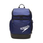 SPEEDO TEAMSTER BACKPACK SWIMMING GYM KIT BAG BLOCK NAVY / BLACK TRIM PADDED NEW
