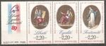 France - 1989 Bicentenary of French Revolution Sg2871/3 MNH ( Cat. £4.75p )