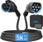 Type 2 EV Charging Extension Cable 7.2KW/32A 5M 1-Phase, for all IEC62196 EVs