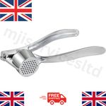 Heavy Duty Stainless Steel Garlic Squeezer Press Crusher Removable Kitchen Tool