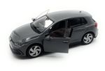VW Golf 8 GTI Diecast Model Car 1:34-39 Gray Miniature