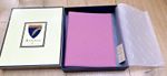 Aspinal of London Photo Album In original box 12 Inch x 9 Inch  Pink Linen