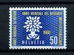 Switzerland 1960 SG#612 50c World Refugee Year MNH #A27751
