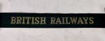 Vintage British Rail Ship Cap Tally Ribbon Band, Original, 1950’s