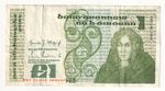 Ireland £1 banknote 1986 Lady Lavery Central Bank of Ireland