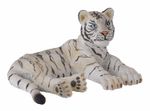 CollectA 88428 WHITE TIGER CUB LYING 5.5cm Long 3cm Tall Miniature Figure